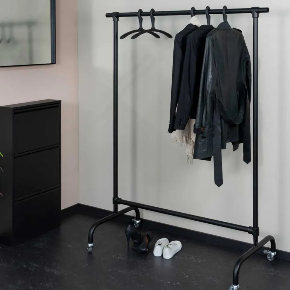 Rollgarderobe in Schwarz - Tesalon