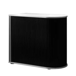 Rolloschrank Laromain in Schwarz und Weiß