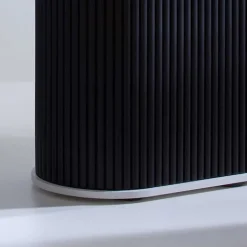 Rolloschrank Laromain in Schwarz und Weiß