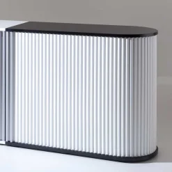 Rolloschrank Reanel in Weiß