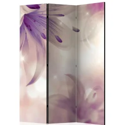 Romantik Paravent mit Lilien Motiv - Narela