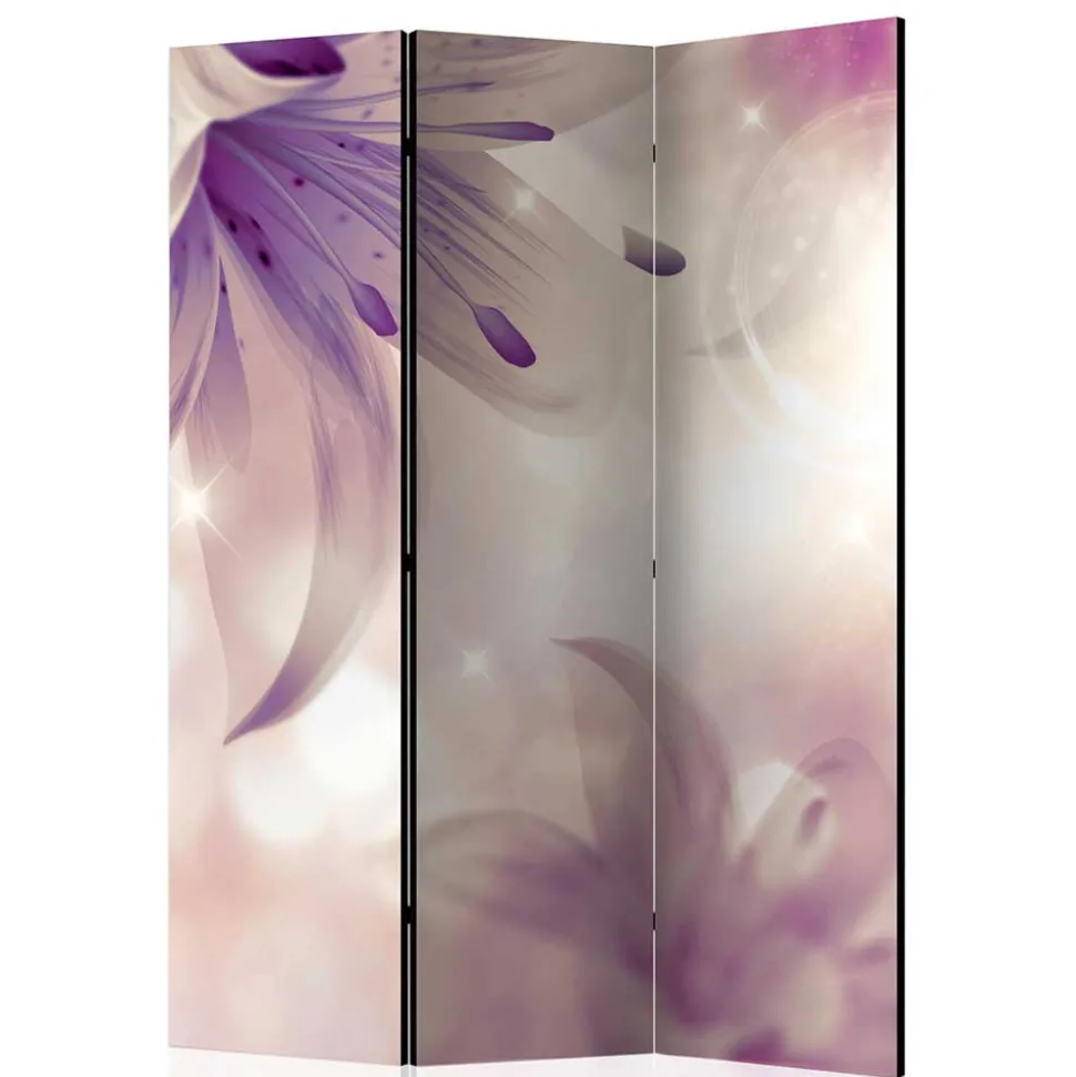 Romantik Paravent mit Lilien Motiv - Narela