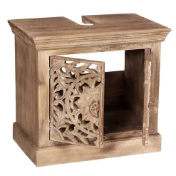 Romantische Badmöbel aus Holz - Runiasa (fünfteilig)