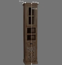 Romantische Badmöbel aus Holz - Runiasa (fünfteilig)