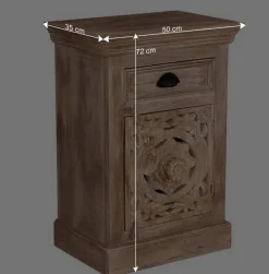 Romantische Badmöbel aus Holz - Runiasa (fünfteilig)