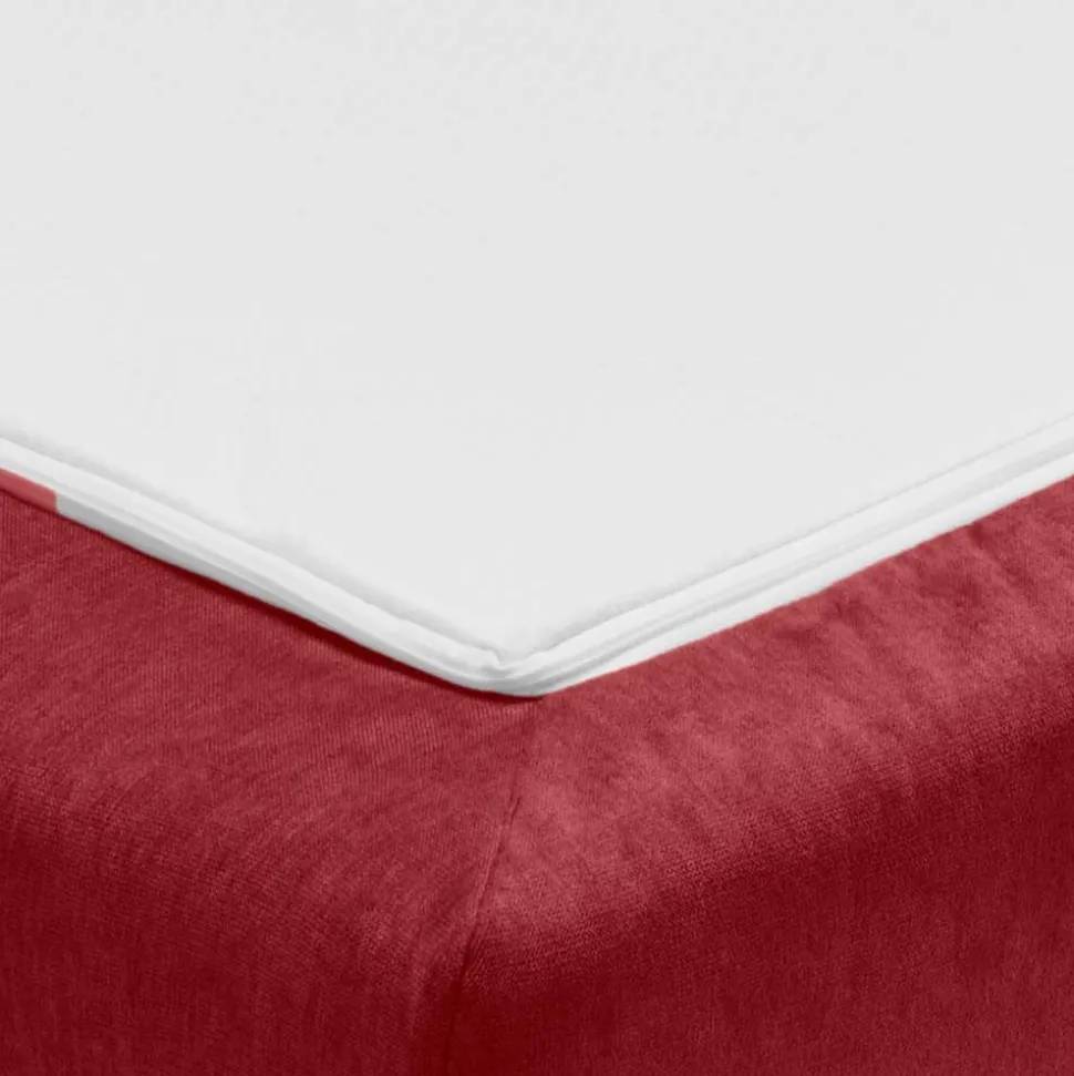 Rote Schlafcouch mit Kaltschaum Polsterung - Viestas