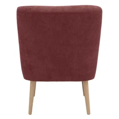 Roter Polstersessel im Retrostil - Jitalca