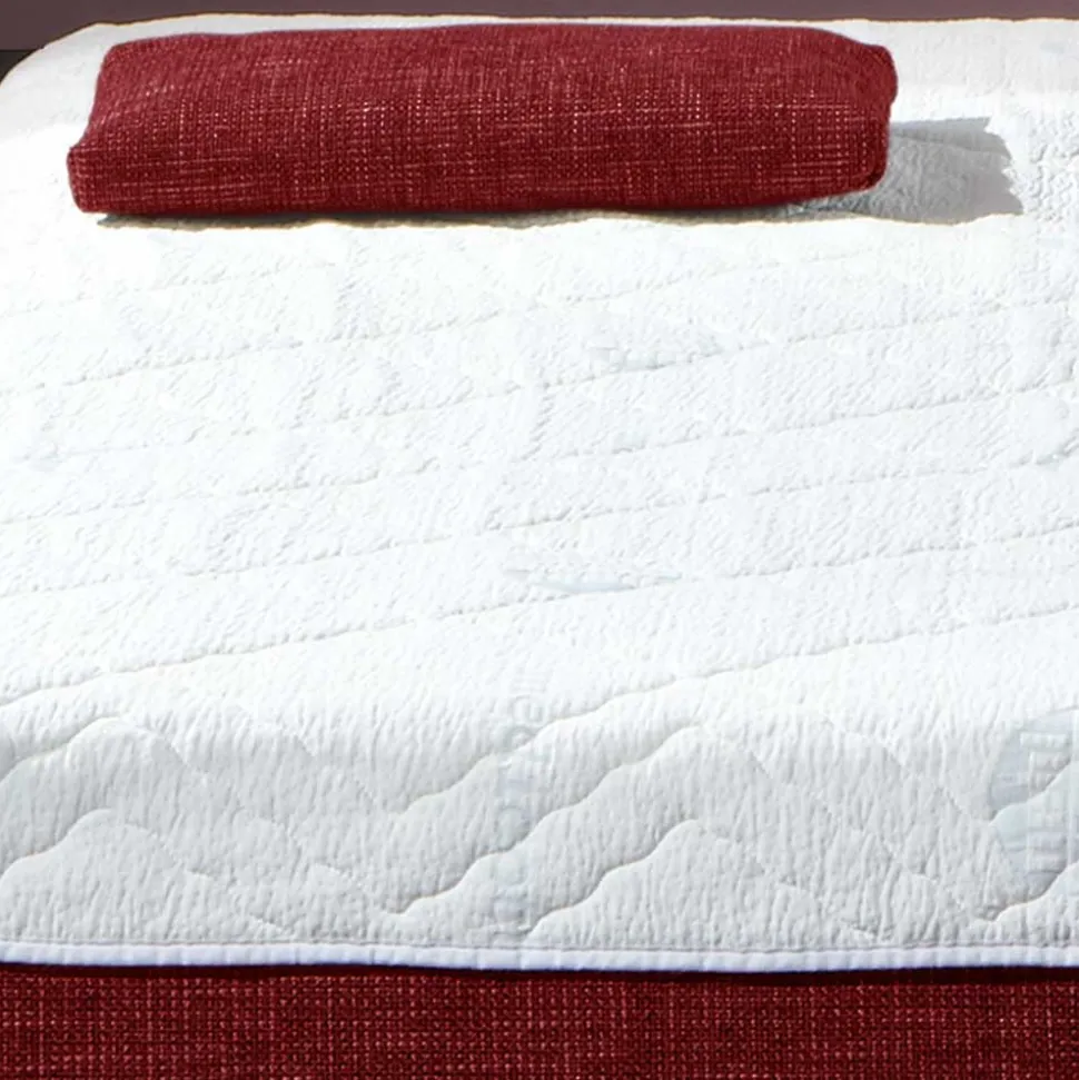 Rotes Sofa mit Schlaffunktion & Bettkasten - Atan