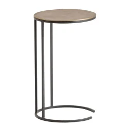 Runde Anstelltische in Altmessing - Blanco (zweiteilig)