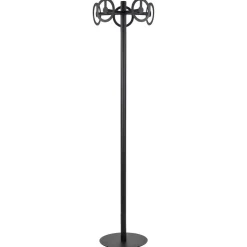 Runde Design Standgarderobe mit 5 Haken - Oladrios