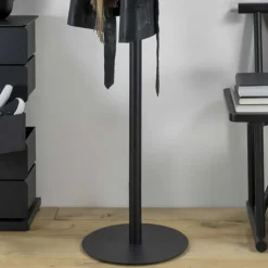 Runde Design Standgarderobe mit 5 Haken - Oladrios