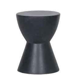 Runde Designhocker aus Tonfaser - Eterna (2er Set)