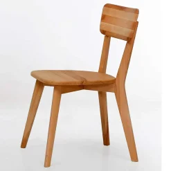 Runde Essgruppe aus Massivholz - Priemwa (fünfteilig)