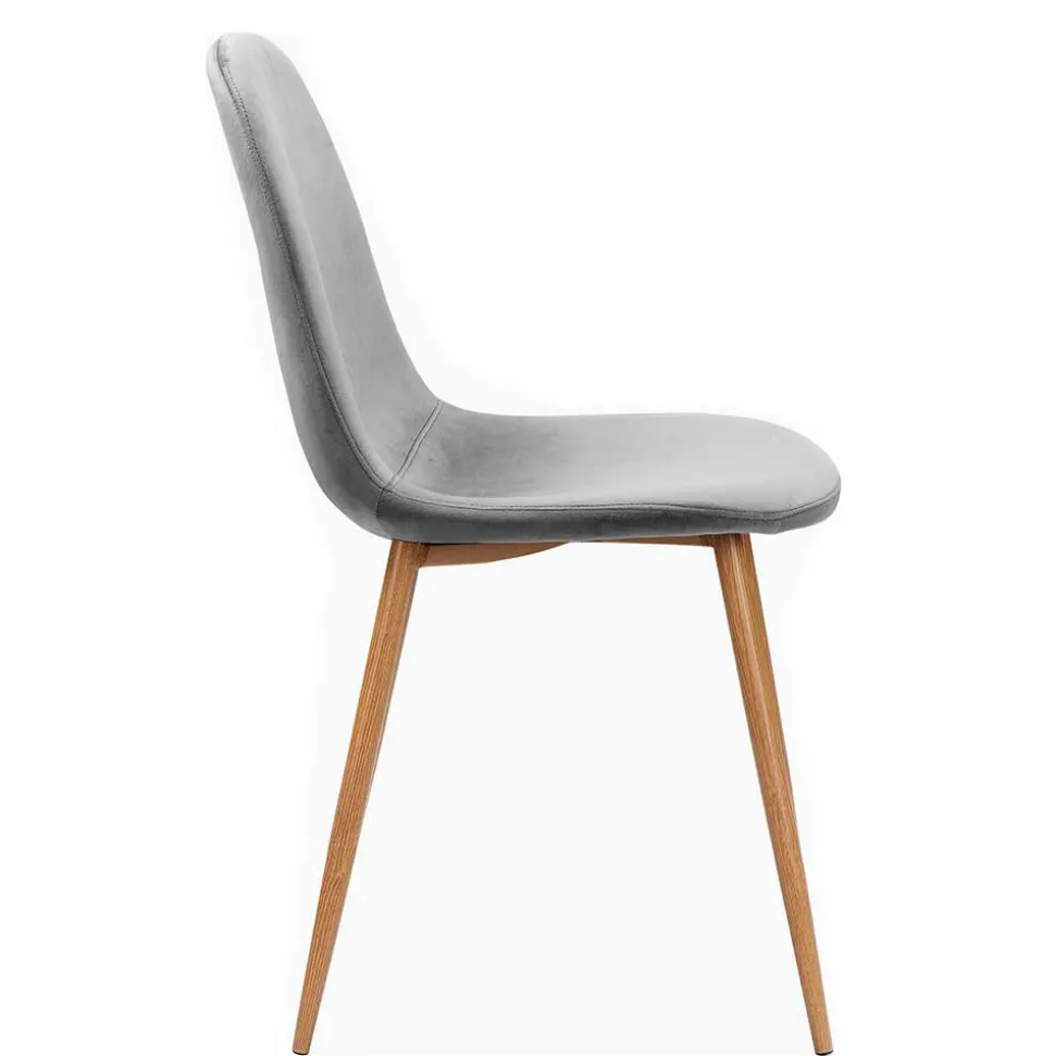 Runde Essgruppe mit Schalenstühlen - Fabiola (fünfteilig)