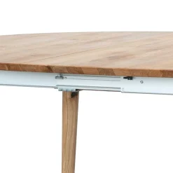 Runder Ausziehtisch aus Wildeiche - Venice