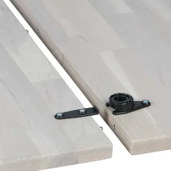 Runder Ausziehtisch in Eiche Bianco - Guern