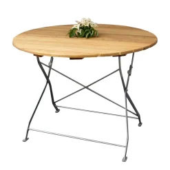 Runder Balkontisch Paznaun massiv