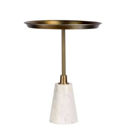 Runder Beistelltisch in Gold - Manarola