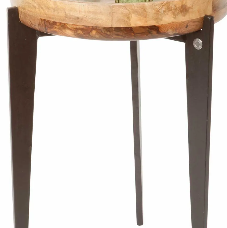 Runder Beistelltisch mit Dreifußgestell - Offia