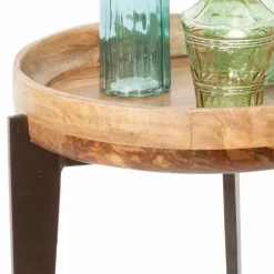 Runder Beistelltisch mit Dreifußgestell - Offia