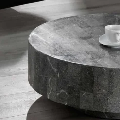 Runder Couchtisch Dezi aus Stein