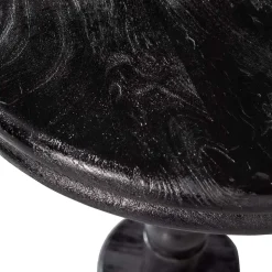 Runder Design-Bartisch in Schwarz - Imonasa