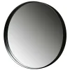 Runder Hängespiegel in Schwarz 80x80x5 - Mion