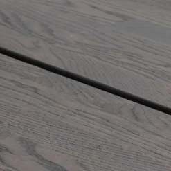 Runder Holztisch Eiche Dunkelbraun & Metall - Liguria