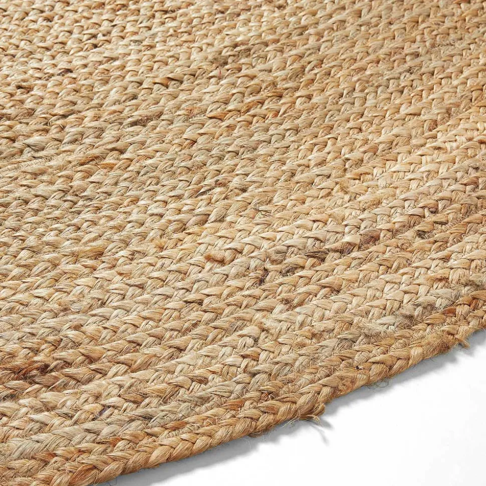 Runder Naturfaserteppich aus Jute-Kordeln - Grandio
