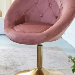 Runder Polstersessel drehbar & höhenverstellbar - Maestoso