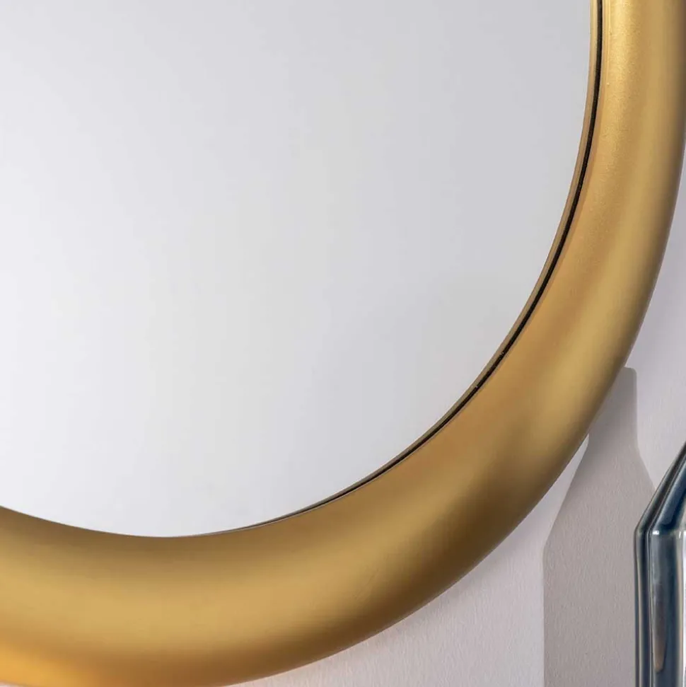 Runder Spiegel mit breitem Rahmen - Meridus