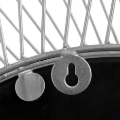 Runder Spiegel mit Drahtrahmen - Gazona