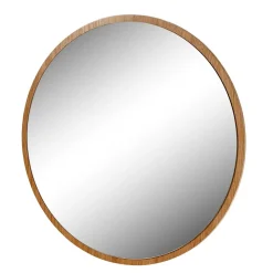 Runder Spiegel mit Eichenholzfurnier - Kopiana