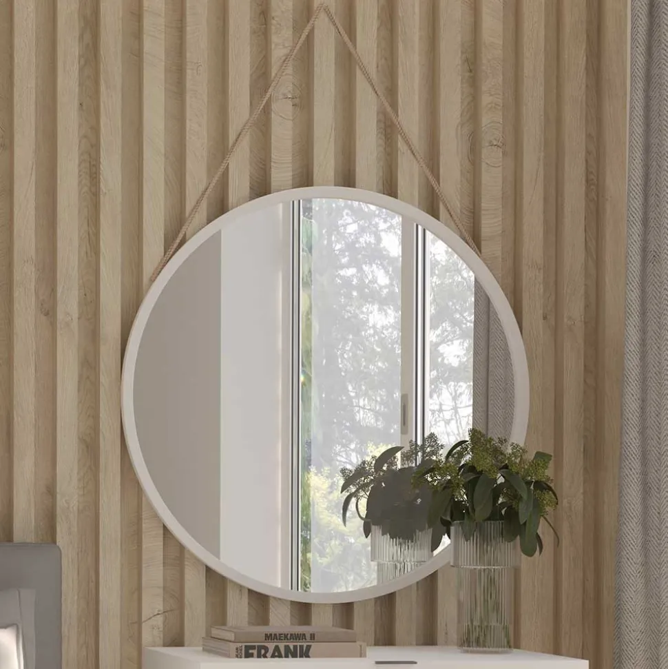 Runder Spiegel mit Metallrahmen - Udessa