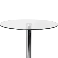 Runder Stehtisch mit Glasplatte - Actives