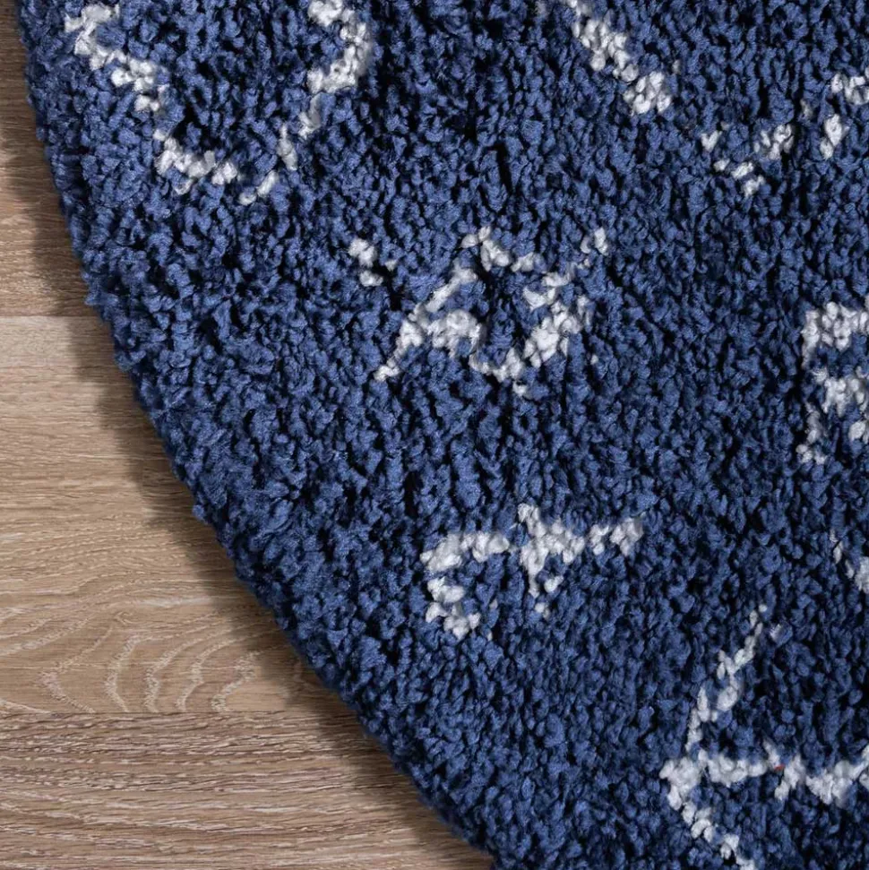 Runder Teppich mit Ethno Muster - Myron