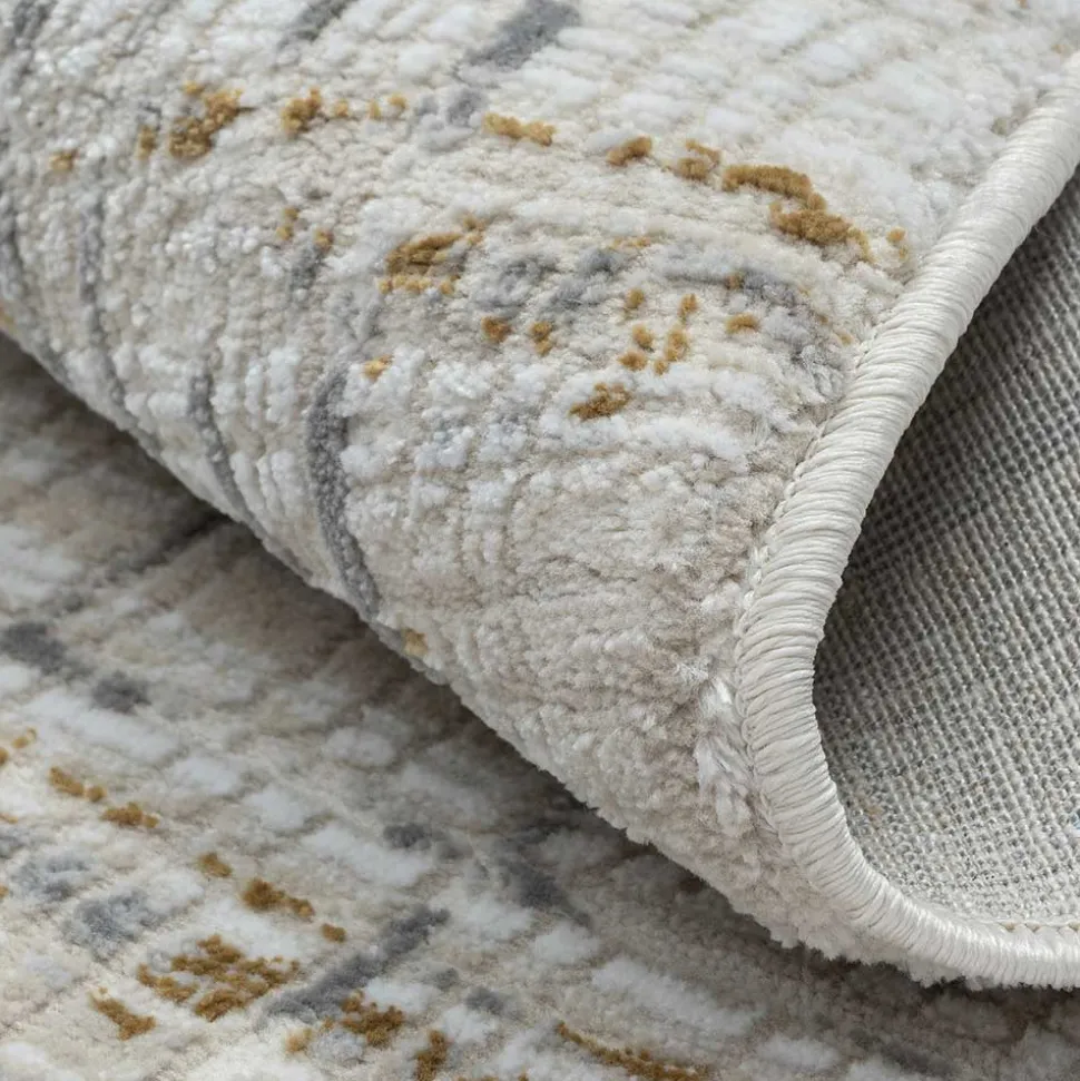 Runder Teppich mit Hoch-Tief-Struktur - Neverdo