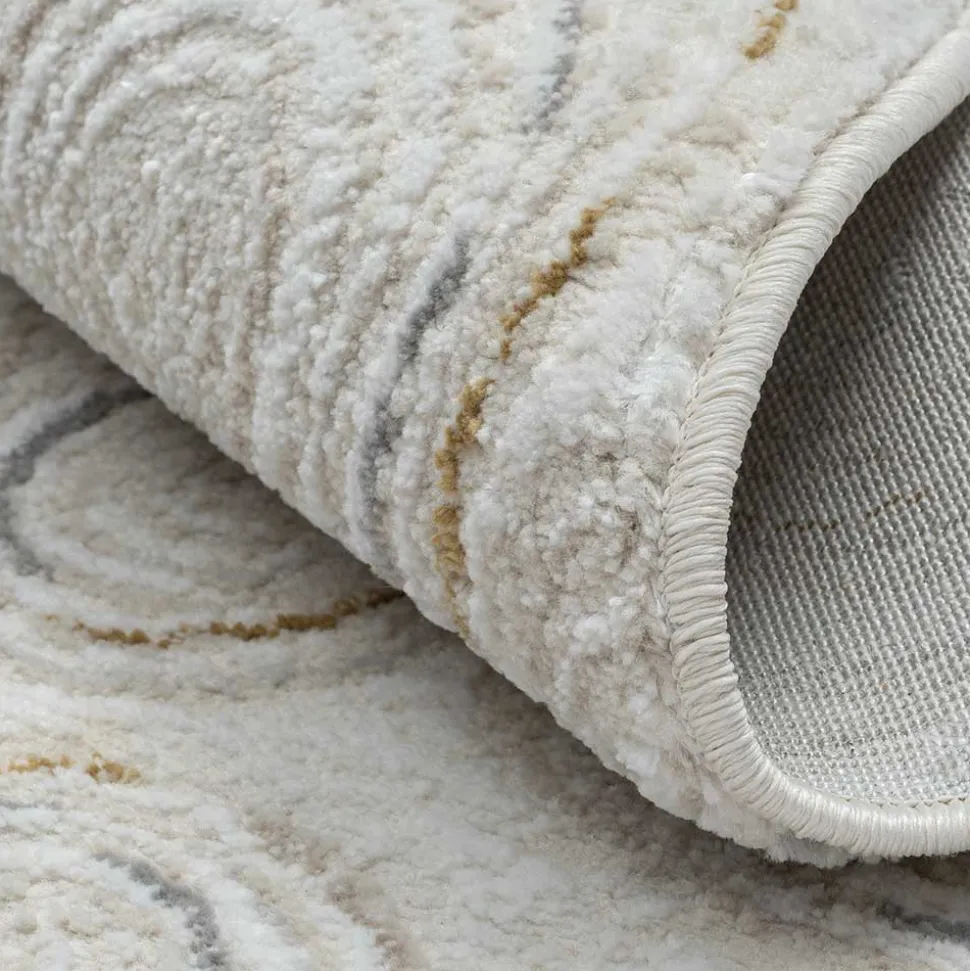 Runder Teppich mit Spiralmuster - Sesedra