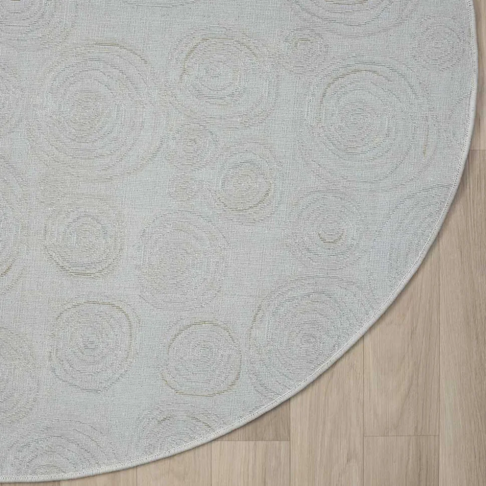 Runder Teppich mit Spiralmuster - Sesedra