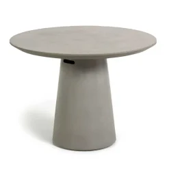 Runder Tisch aus Zement in Grau - Onan