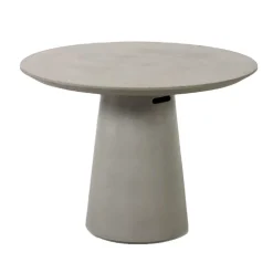 Runder Tisch aus Zement in Grau - Onan
