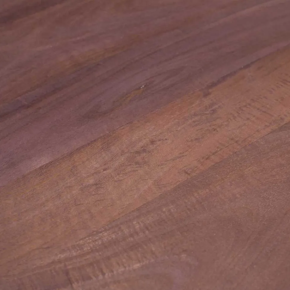 Runder Vintage Holztisch mit Säulenfuß - Estetica