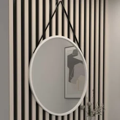 Rundspiegel mit Rahmen aus Metall - Hide