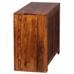 Rustikale Kommode Hoslo aus Holz massiv Sheesham