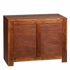 Rustikale Kommode Hoslo aus Holz massiv Sheesham