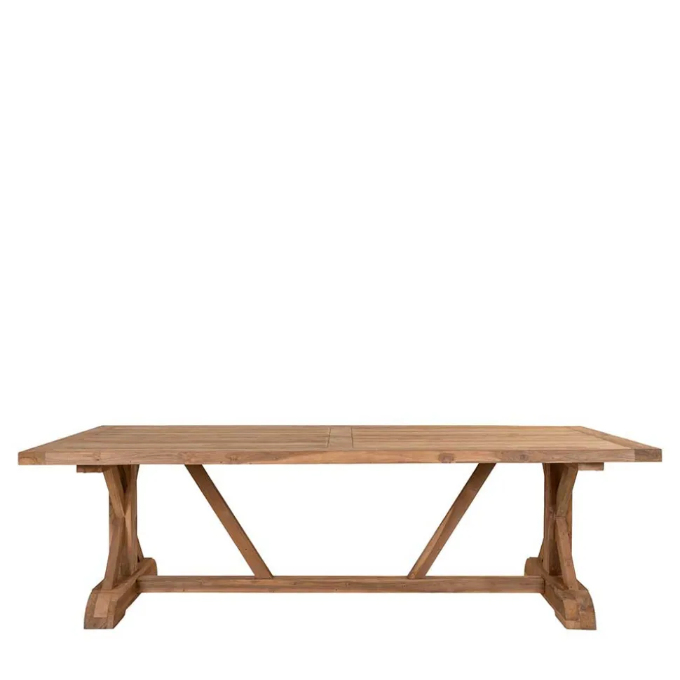 Rustikaler Gartentisch aus Teak Massivholz - Acess