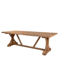 Rustikaler Gartentisch aus Teak Massivholz - Acess