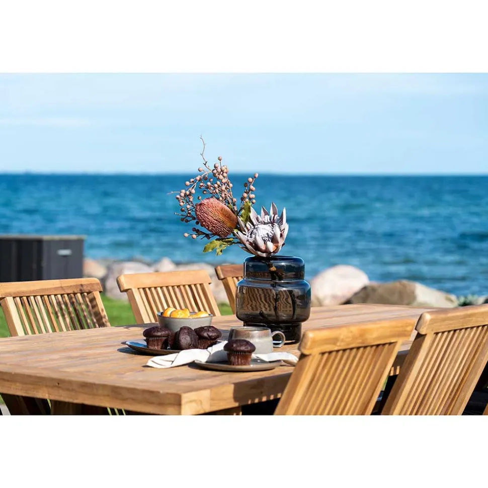 Rustikaler Gartentisch aus Teak Massivholz - Acess