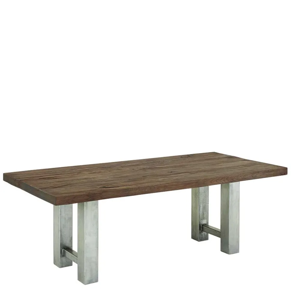 Rustikaler Industry Tisch mit Holz Wildeiche - Piave