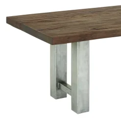 Rustikaler Industry Tisch mit Holz Wildeiche - Piave